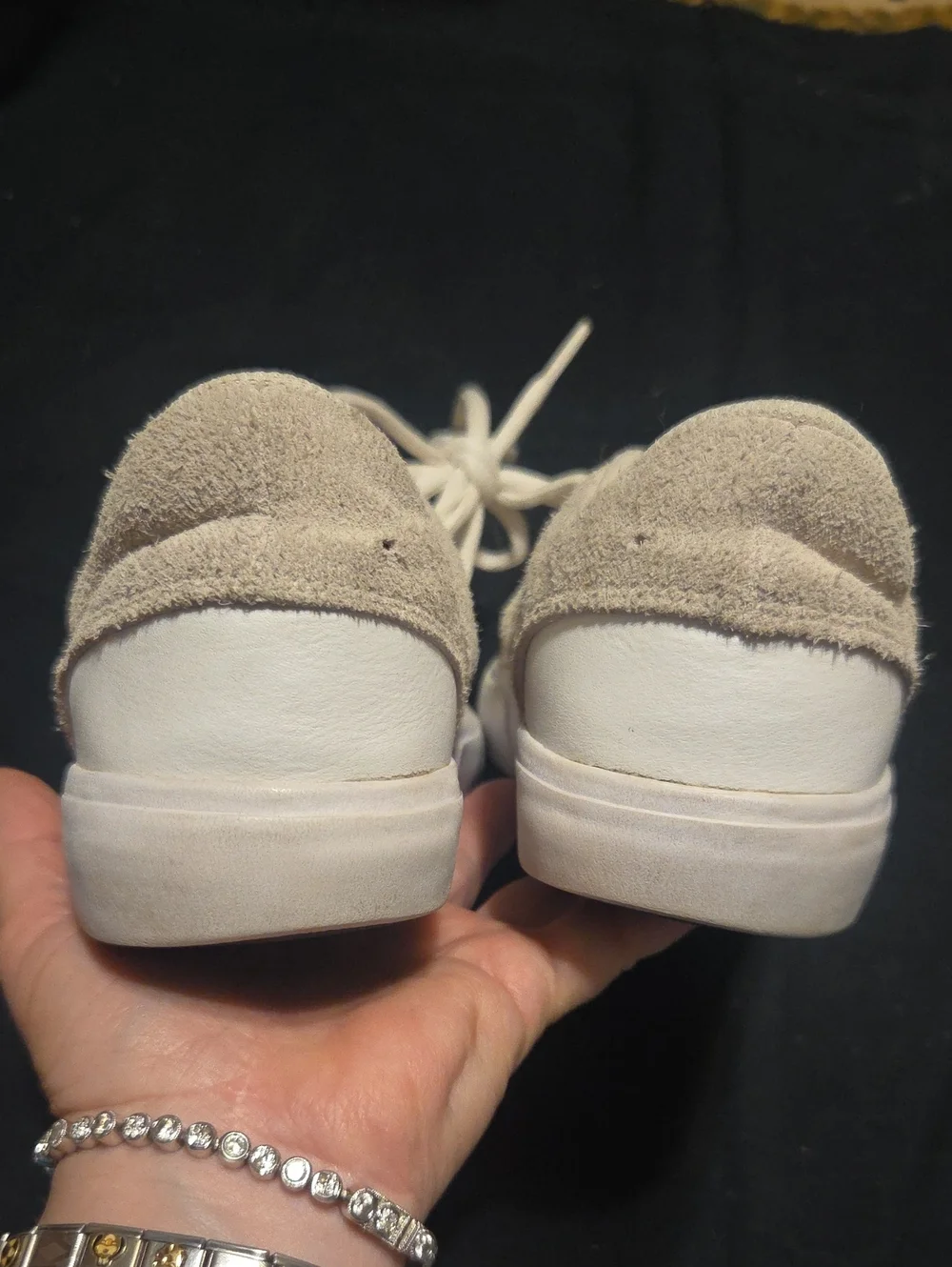 Jordan Men’s Off-White/Tan Low-Top Sneakers